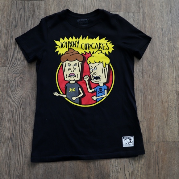 Johnny Cupcakes Beavis & Butthead MTV Tee Sz S - Picture 1 of 3